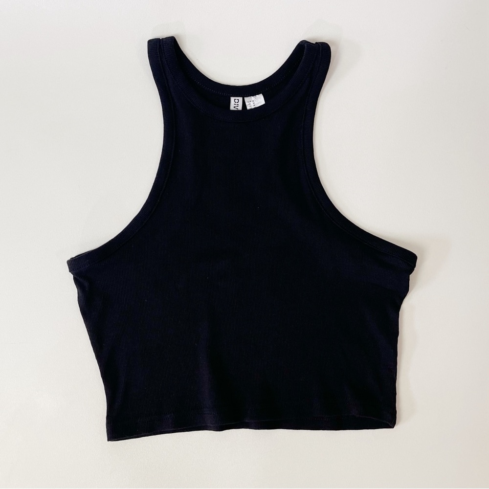 Divided by H&M Cropped Racerback Tank Top - Picture 4 of 8